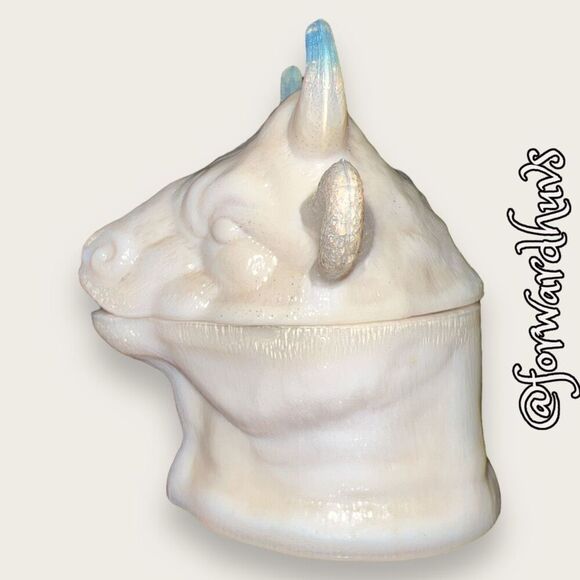 Antique Collectible Glass Mustard Glass Jar - Picture 4 of 11